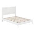 Berkshire Full Wood Low Profile Platform Bed in White