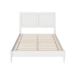 Berkshire Full Wood Low Profile Platform Bed in White