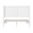 Berkshire Full Wood Low Profile Platform Bed in White