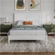 Berkshire Full Wood Low Profile Platform Bed in White