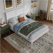 Berkshire Full Wood Low Profile Platform Bed in White