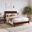 Berkshire Full Wood Low Profile Platform Bed in Walnut