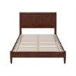 Berkshire Full Wood Low Profile Platform Bed in Walnut