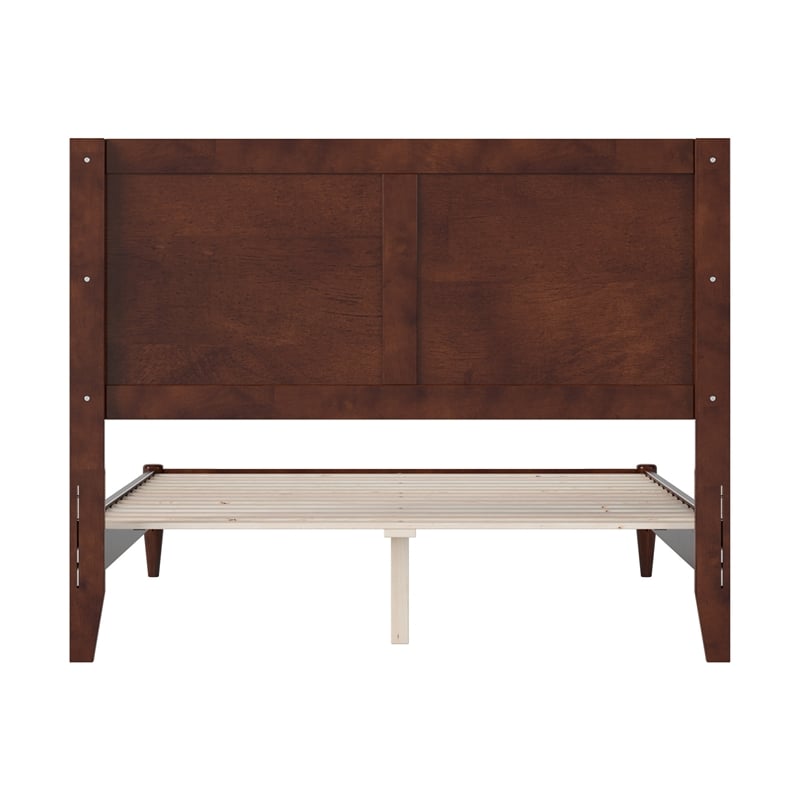 Berkshire Full Wood Low Profile Platform Bed in Walnut