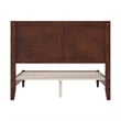 Berkshire Full Wood Low Profile Platform Bed in Walnut