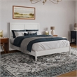 Berkshire Queen Wood Low Profile Platform Bed in White