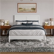 Berkshire Queen Wood Low Profile Platform Bed in White