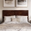 Berkshire Queen Wood Low Profile Platform Bed in Walnut