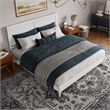 Berkshire King Wood Low Profile Platform Bed in White