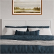 Berkshire King Wood Low Profile Platform Bed in White