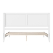 Berkshire King Wood Low Profile Platform Bed in White