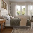 Becket Queen Wood Low Profile Platform Bed in White