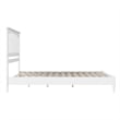 Becket Queen Wood Low Profile Platform Bed in White