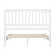 Becket Queen Wood Low Profile Platform Bed in White