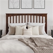 Becket Queen Wood Low Profile Platform Bed in Walnut