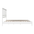 Becket King Wood Low Profile Platform Bed in White