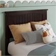 Naples Twin Wood Low Profile Platform Bed in Espresso