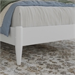 Berkshire Twin XL Wood Low Profile Platform Bed in White