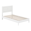 Berkshire Twin Wood Low Profile Platform Bed in White