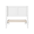 Berkshire Twin Wood Low Profile Platform Bed in White