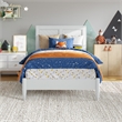 Berkshire Twin Wood Low Profile Platform Bed in White