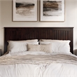 Naples King Wood Low Profile Platform Bed in Espresso