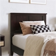 Charlotte Twin XL Low Profile Platform Bed with Matching Footboard in Espresso