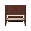 Charlotte Twin Wood Low Profile Platform Bed with Matching Footboard in Walnut