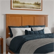 Charlotte Queen Low Profile Platform Bed with Matching Footboard in Light Toffee