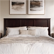 Charlotte King Wood Low Profile Platform Bed with Matching Footboard in Espresso