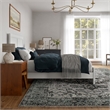 Berkshire Queen Wood Low Profile Platform Bed with Matching Footboard in White
