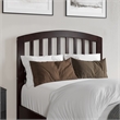 Quincy Twin XL Wood Low Profile Platform Bed in Espresso