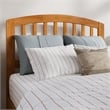 Quincy Twin XL Wood Low Profile Platform Bed in Light Toffee