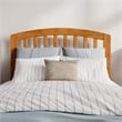 Quincy Twin XL Wood Low Profile Platform Bed in Light Toffee