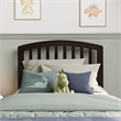 Quincy Twin Wood Low Profile Platform Bed in Espresso