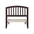 Quincy Twin Wood Low Profile Platform Bed in Espresso