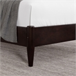 Quincy Full Wood Low Profile Platform Bed in Espresso