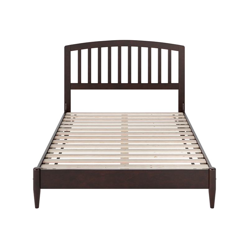 Quincy Full Wood Low Profile Platform Bed in Espresso