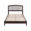 Quincy Full Wood Low Profile Platform Bed in Espresso