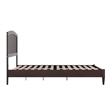 Quincy Full Wood Low Profile Platform Bed in Espresso