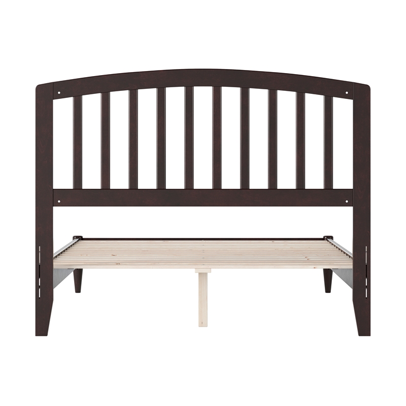 Quincy Full Wood Low Profile Platform Bed in Espresso