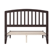 Quincy Full Wood Low Profile Platform Bed in Espresso