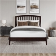 Quincy Full Wood Low Profile Platform Bed in Espresso