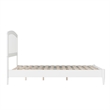 Quincy Full Wood Low Profile Platform Bed in White