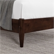 Quincy Full Wood Low Profile Platform Bed in Walnut