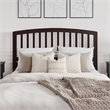 Quincy Queen Wood Low Profile Platform Bed in Espresso