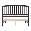 Quincy Queen Wood Low Profile Platform Bed in Espresso