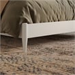 Quincy Queen Wood Low Profile Platform Bed in White