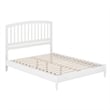 Quincy Queen Wood Low Profile Platform Bed in White