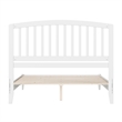 Quincy Queen Wood Low Profile Platform Bed in White